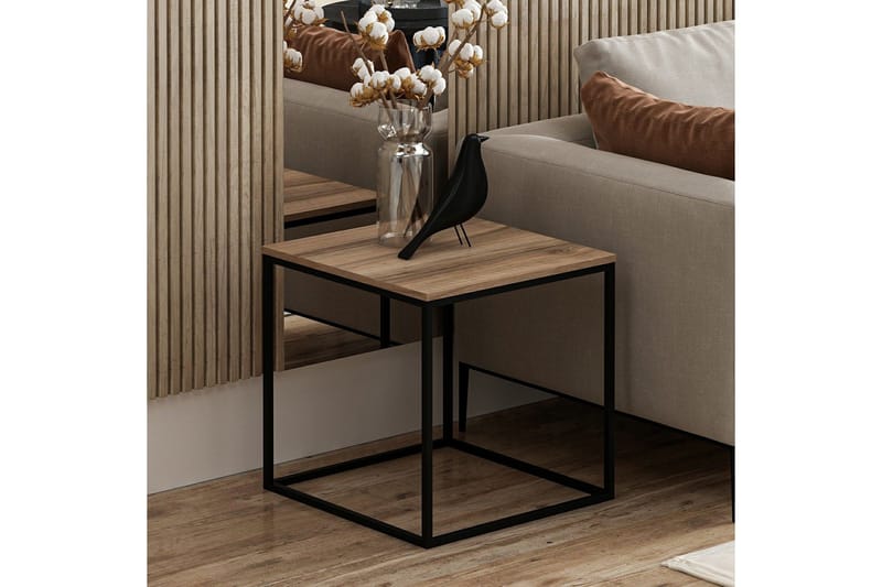 Basak Sidobord 52 cm - Valnöt - Möbler - Vardagsrum - Soffbord & vardagsrumsbord - Brickbord