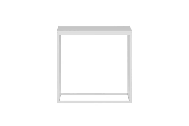 Basak Sidobord 52 cm - Vit - Möbler - Vardagsrum - Soffbord & vardagsrumsbord - Brickbord