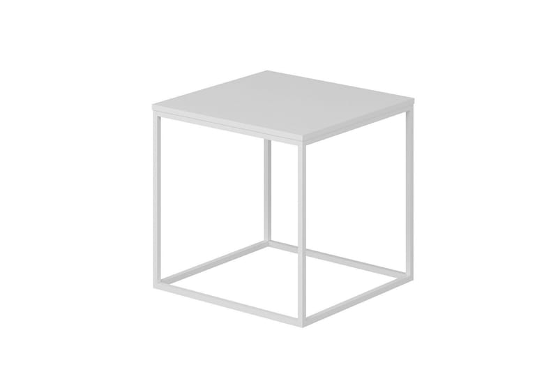 Basak Sidobord 52 cm - Vit - Möbler - Vardagsrum - Soffbord & vardagsrumsbord - Brickbord