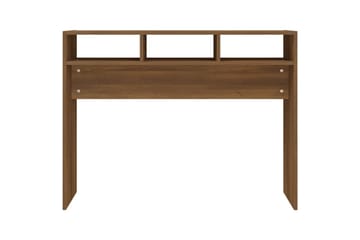 beBasic Avlastningsbord brun ek 105x30x80 cm konstruerat trä - Möbler - Vardagsrum - Soffbord & vardagsrumsbord - Avlastningsbord & konsolbord