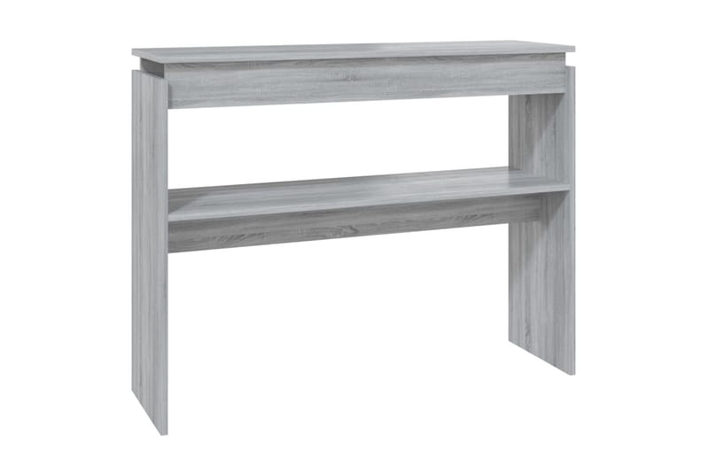 beBasic Avlastningsbord grå sonoma 102x30x80 cm konstruerat trä - Möbler - Vardagsrum - Soffbord & vardagsrumsbord - Avlastningsbord & konsolbord