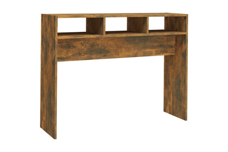 beBasic Avlastningsbord rökfärgad ek 105x30x80 cm konstruerat trä - Möbler - Vardagsrum - Soffbord & vardagsrumsbord - Avlastningsbord & konsolbord