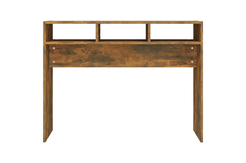 beBasic Avlastningsbord rökfärgad ek 105x30x80 cm konstruerat trä - Möbler - Vardagsrum - Soffbord & vardagsrumsbord - Avlastningsbord & konsolbord