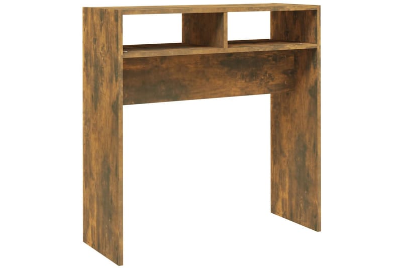 beBasic Avlastningsbord rökfärgad ek 78x30x80 cm konstruerat trä - Möbler - Vardagsrum - Soffbord & vardagsrumsbord - Avlastningsbord & konsolbord