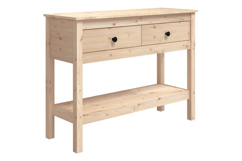 beBasic Konsolbord 100x35x75 cm massiv furu - Möbler - Vardagsrum - Soffbord & vardagsrumsbord - Avlastningsbord & konsolbord