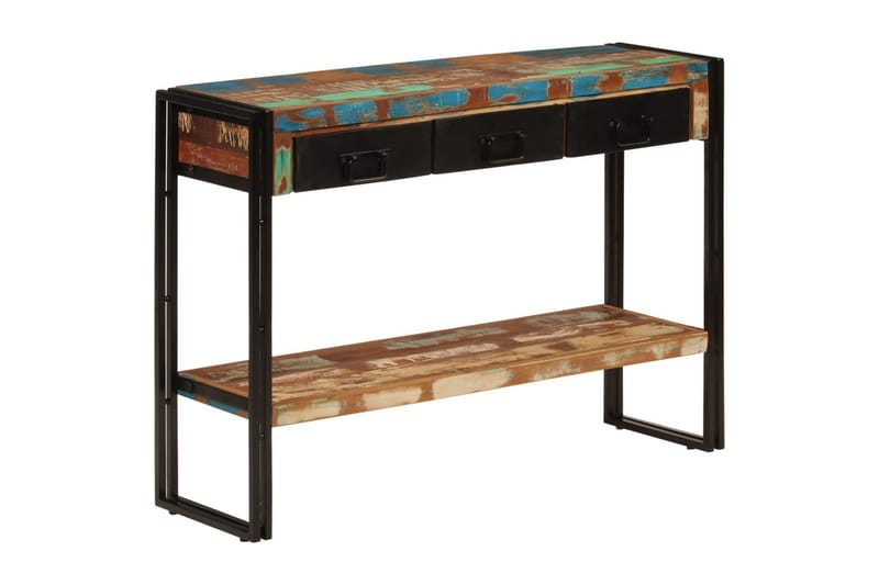 beBasic Konsolbord 110x30x76 cm massivt återvunnet trä - Möbler - Vardagsrum - Soffbord & vardagsrumsbord - Avlastningsbord & konsolbord