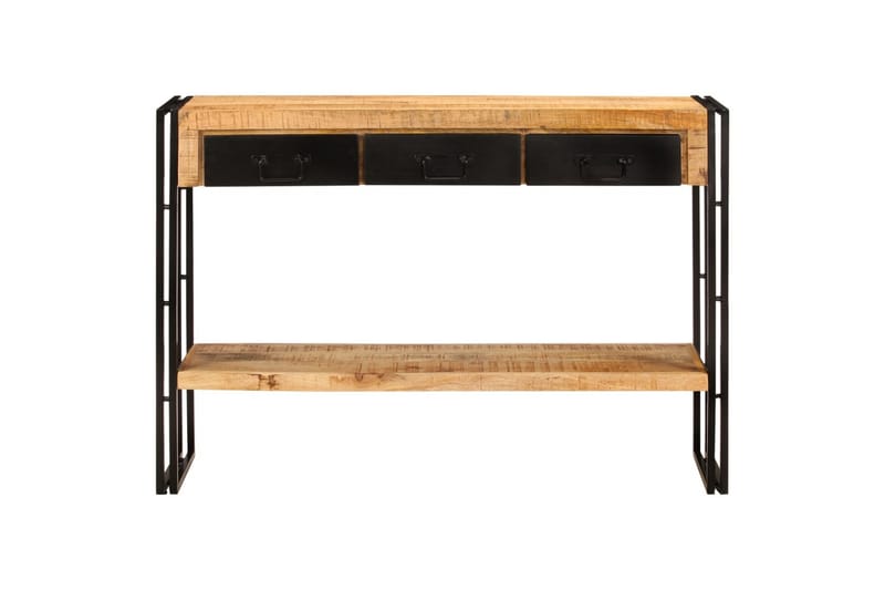 beBasic Konsolbord 110x30x76 cm massivt mangoträ - Möbler - Vardagsrum - Soffbord & vardagsrumsbord - Avlastningsbord & konsolbord