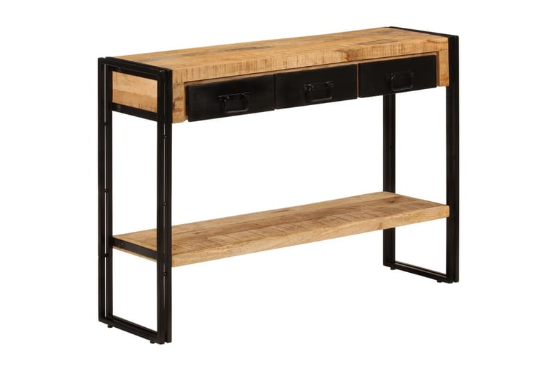 beBasic Konsolbord 110x30x76 cm massivt mangoträ - Möbler - Vardagsrum - Soffbord & vardagsrumsbord - Avlastningsbord & konsolbord