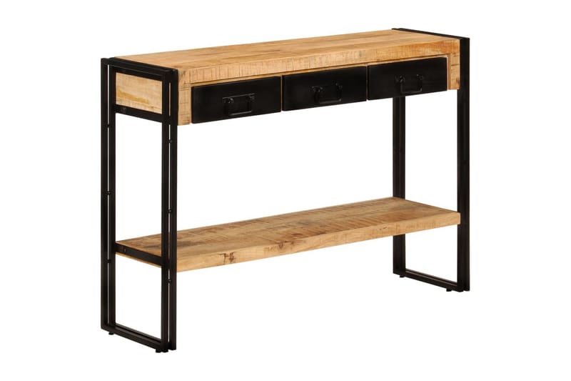 beBasic Konsolbord 110x30x76 cm massivt mangoträ - Möbler - Vardagsrum - Soffbord & vardagsrumsbord - Avlastningsbord & konsolbord