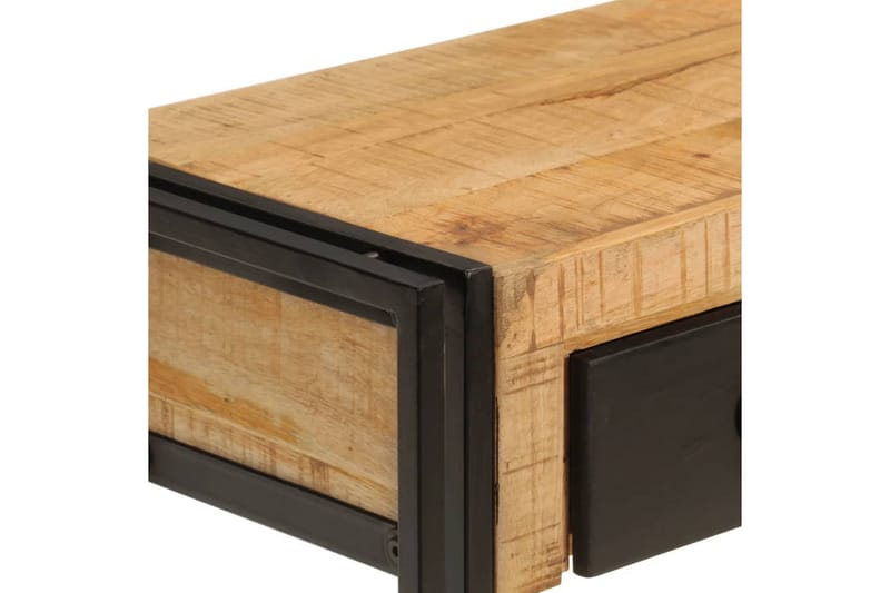 beBasic Konsolbord 110x30x76 cm massivt mangoträ - Hallbord - Bord - Avlastningsbord & konsolbord