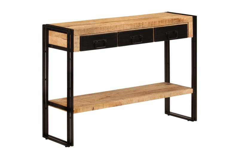 beBasic Konsolbord 110x30x76 cm massivt mangoträ - Möbler - Vardagsrum - Soffbord & vardagsrumsbord - Avlastningsbord & konsolbord