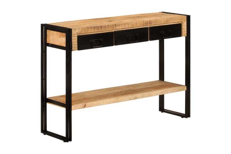 beBasic Konsolbord 110x30x76 cm massivt mangoträ - Möbler - Vardagsrum - Soffbord & vardagsrumsbord - Avlastningsbord & konsolbord