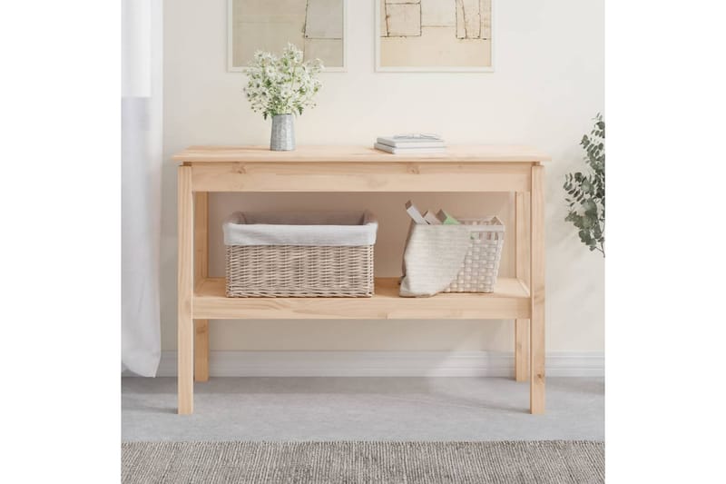 beBasic Konsolbord 110x40x75 cm massiv furu - Möbler - Vardagsrum - Soffbord & vardagsrumsbord - Avlastningsbord & konsolbord