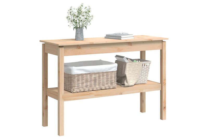 beBasic Konsolbord 110x40x75 cm massiv furu - Möbler - Vardagsrum - Soffbord & vardagsrumsbord - Avlastningsbord & konsolbord