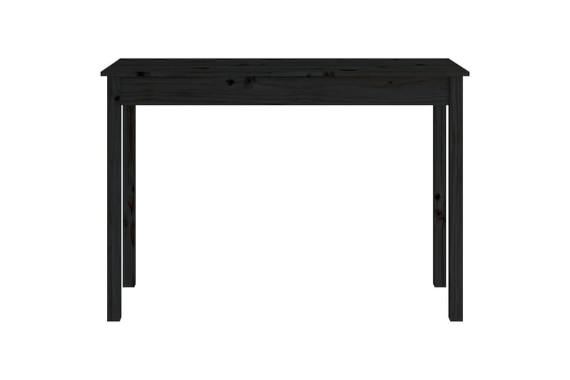 beBasic Konsolbord svart 110x40x75 cm massiv furu - Hallbord - Bord - Avlastningsbord & konsolbord