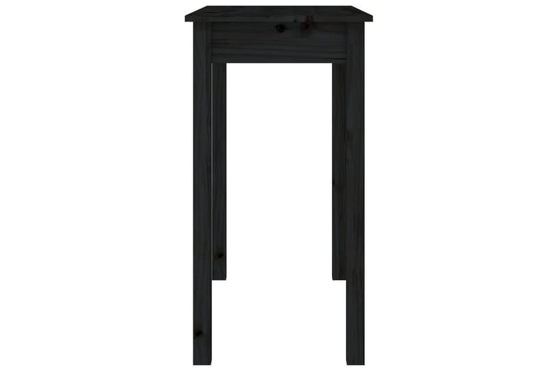 beBasic Konsolbord svart 80x40x75 cm massiv furu - Hallbord - Bord - Avlastningsbord & konsolbord