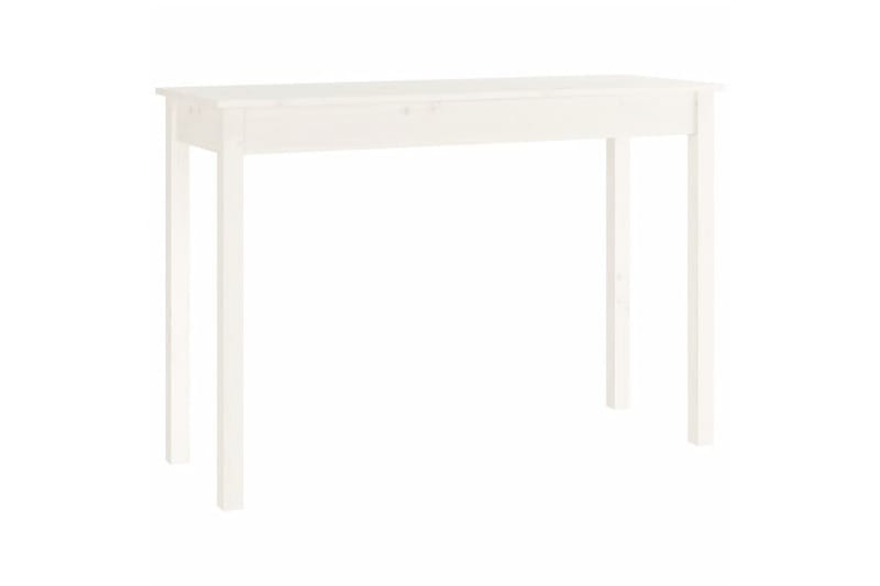 beBasic Konsolbord vit 110x40x75 cm massiv furu - Möbler - Vardagsrum - Soffbord & vardagsrumsbord - Avlastningsbord & konsolbord