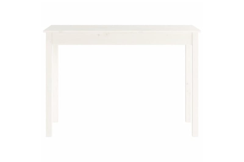 beBasic Konsolbord vit 110x40x75 cm massiv furu - Hallbord - Bord - Avlastningsbord & konsolbord