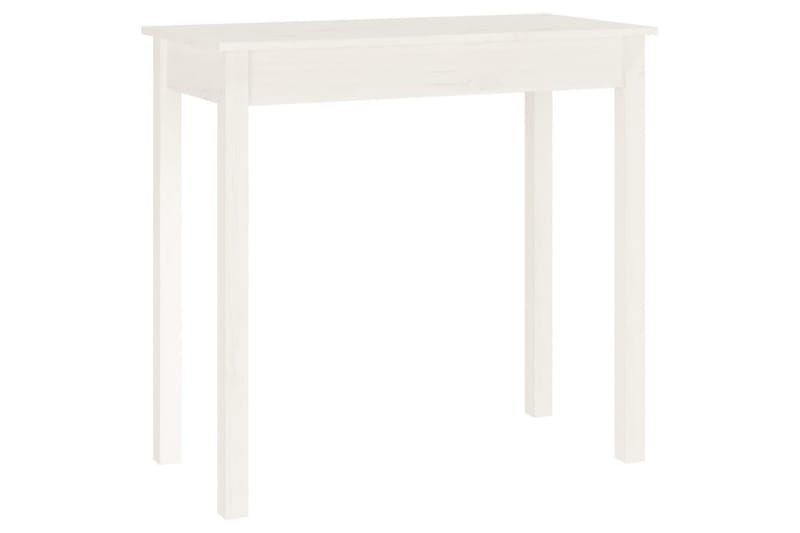 beBasic Konsolbord vit 80x40x75 cm massiv furu - Möbler - Vardagsrum - Soffbord & vardagsrumsbord - Avlastningsbord & konsolbord