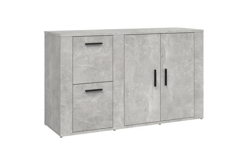 beBasic Skåp betonggrå 100x33x59,5 cm konstruerat trä - Möbler - Vardagsrum - Soffbord & vardagsrumsbord - Sidobord & lampbord