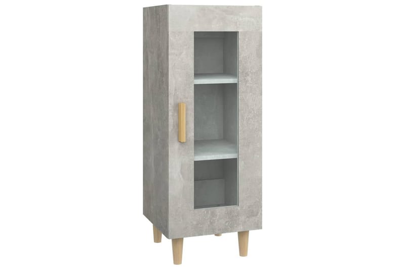 beBasic Skåp betonggrå 34,5x34x90 cm konstruerat trä - Möbler - Vardagsrum - Soffbord & vardagsrumsbord - Sidobord & lampbord