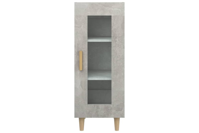 beBasic Skåp betonggrå 34,5x34x90 cm konstruerat trä - Möbler - Vardagsrum - Soffbord & vardagsrumsbord - Sidobord & lampbord