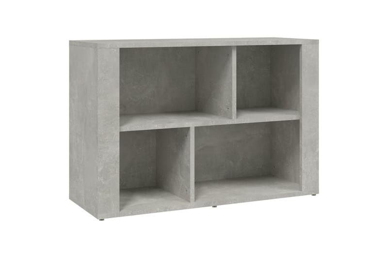 beBasic Skåp betonggrå 80x30x54 cm konstruerat trä - Möbler - Vardagsrum - Soffbord & vardagsrumsbord - Sidobord & lampbord