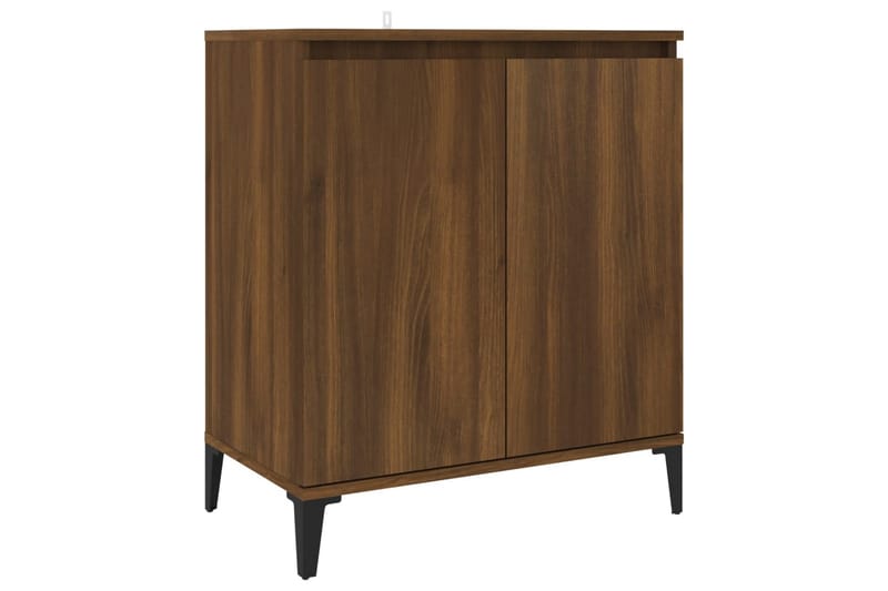beBasic Skåp brun ek 60x35x70 cm konstruerat trä - Möbler - Vardagsrum - Soffbord & vardagsrumsbord - Sidobord & lampbord