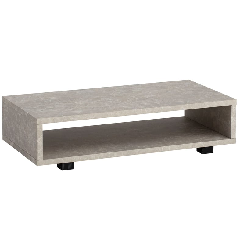 Belaro Soffbord 100 cm - Sandgrå och svart - Möbler - Vardagsrum - Soffbord & vardagsrumsbord - Soffbord