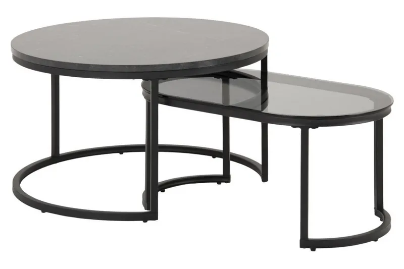 Belgrat Soffbord 70 cm, Svart