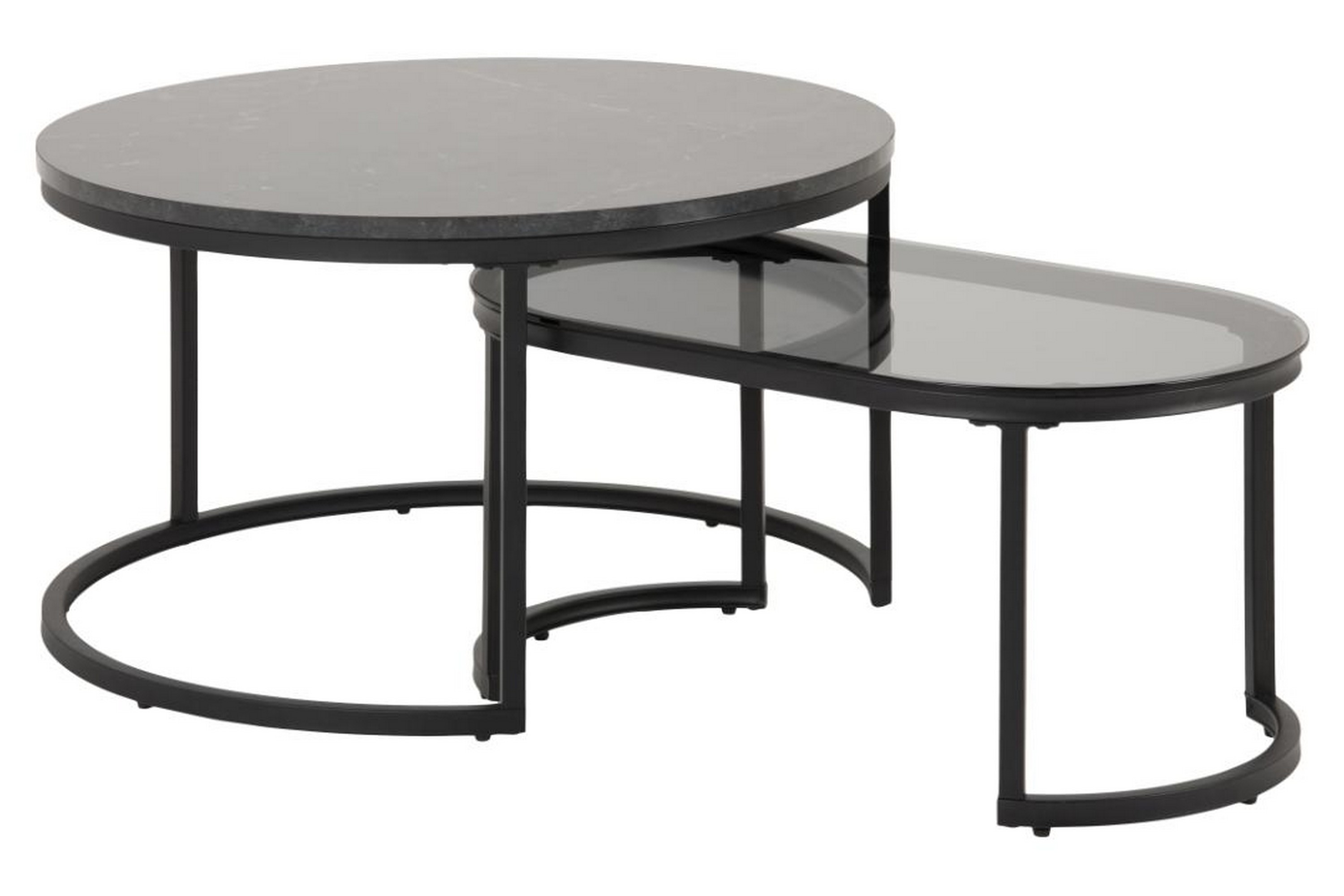 belgrat soffbord 70 cm - svart