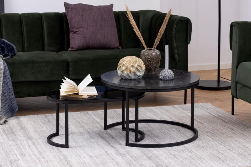 Belgrat Soffbord 70 cm - Svart - Möbler - Vardagsrum - Soffbord & vardagsrumsbord - Soffbord