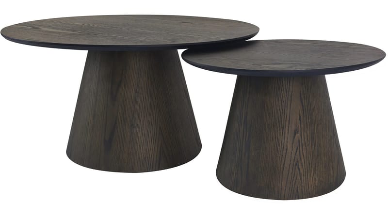 Belvik Soffbord Rund 60 cm - Brun - Möbler - Vardagsrum - Soffbord & vardagsrumsbord - Soffbord