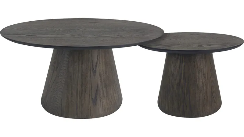 Belvik Soffbord Rund 90 cm - Brun - Möbler - Vardagsrum - Soffbord & vardagsrumsbord - Soffbord