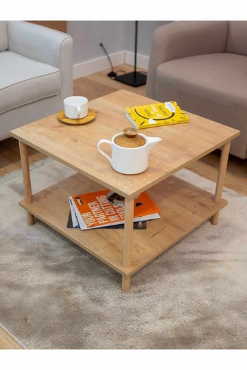 Belvo Soffbord 60x42,5x60 cm - Sapphire Oak - Möbler - Vardagsrum - Soffbord & vardagsrumsbord - Soffbord