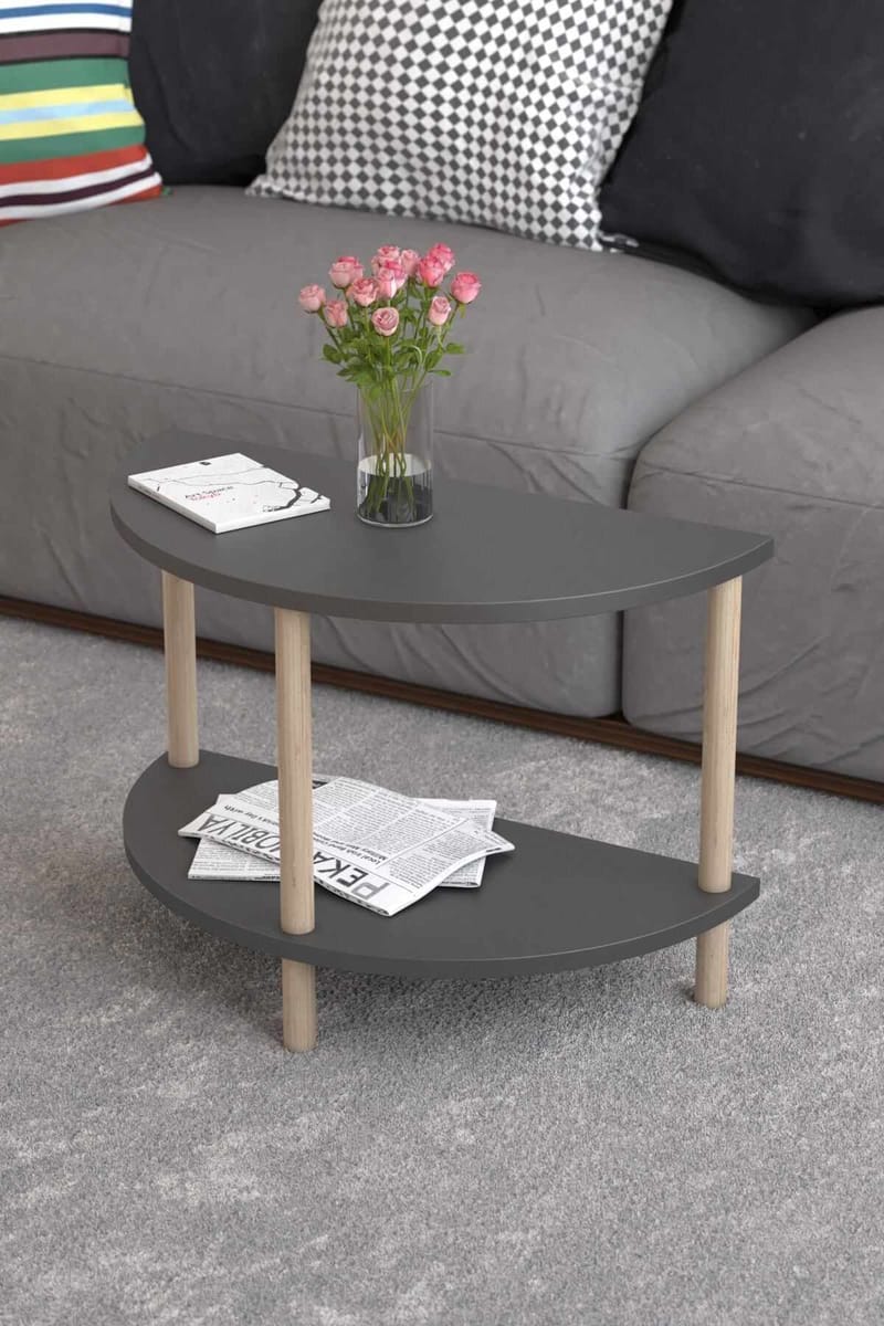 Belvo Soffbord 60x42x30 cm - Antracit - Möbler - Vardagsrum - Soffbord & vardagsrumsbord - Soffbord