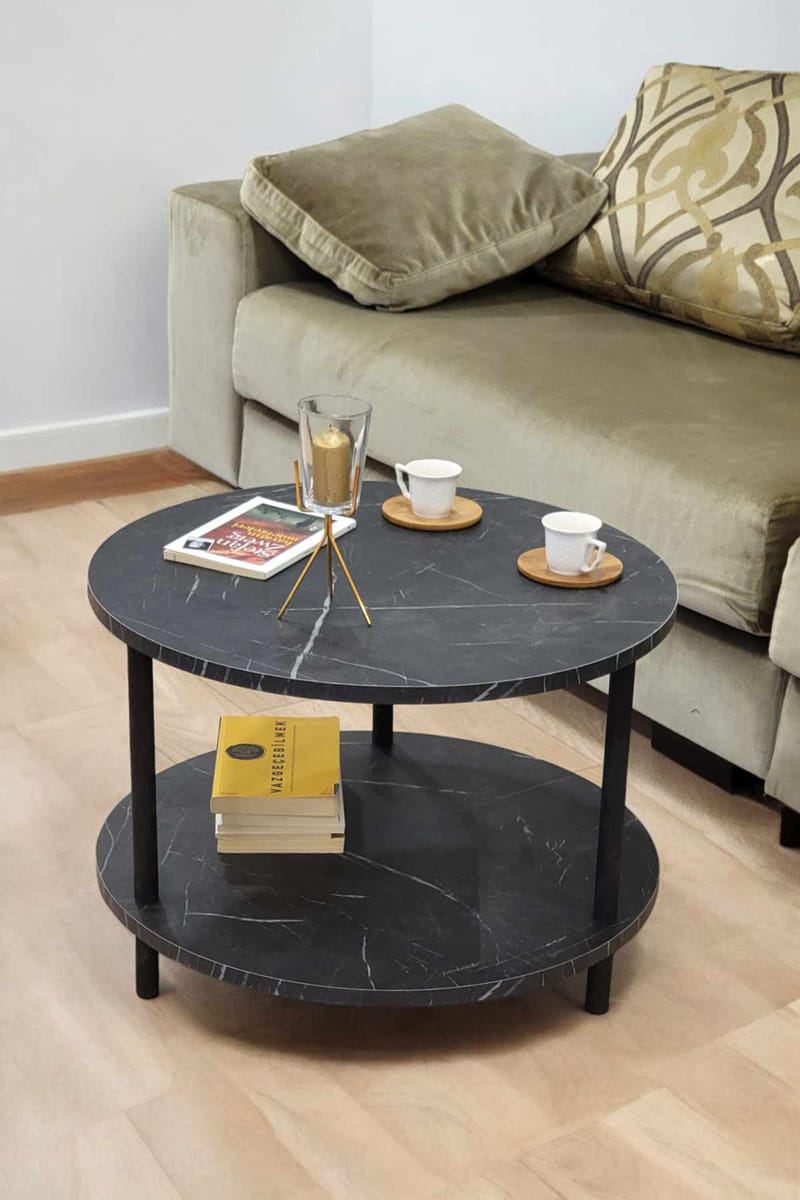 Belvo Soffbord 60x43 cm - marmor - Möbler - Vardagsrum - Soffbord & vardagsrumsbord - Soffbord