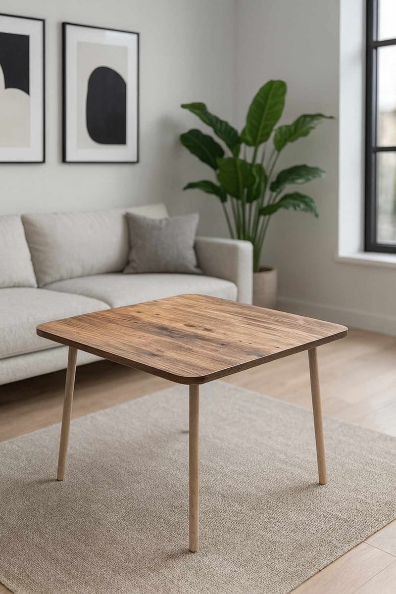 Belvo Soffbord 60x47x60 cm - Furu - Möbler - Vardagsrum - Soffbord & vardagsrumsbord - Soffbord