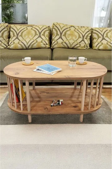Belvo Soffbord 90x43x45 cm - Furu - Möbler - Vardagsrum - Soffbord & vardagsrumsbord - Soffbord