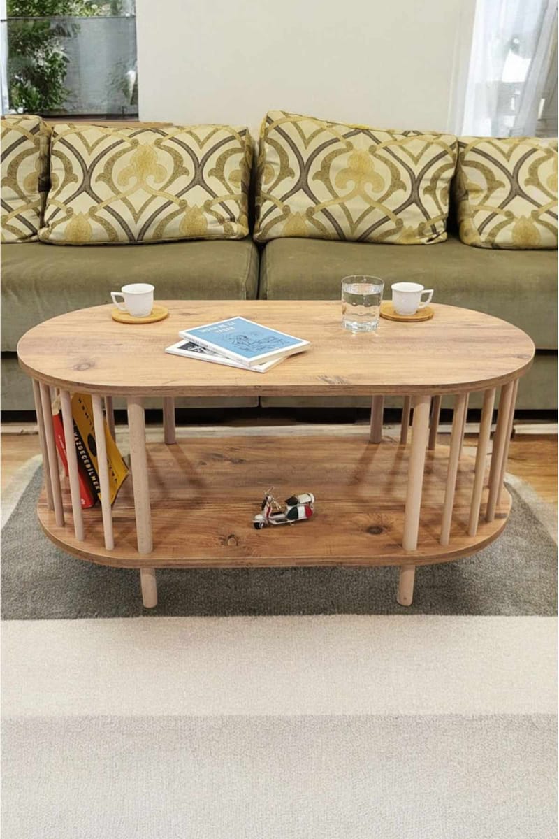 Belvo Soffbord 90x43x45 cm - Furu - Möbler - Vardagsrum - Soffbord & vardagsrumsbord - Soffbord