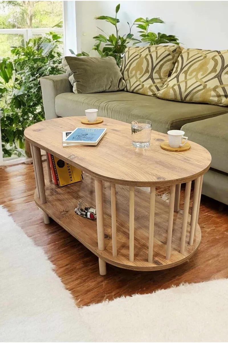 Belvo Soffbord 90x43x45 cm - Furu - Möbler - Vardagsrum - Soffbord & vardagsrumsbord - Soffbord