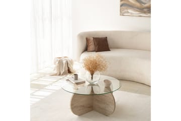 Bengul Soffbord 75 cm - Beige - Möbler - Vardagsrum - Soffbord & vardagsrumsbord - Soffbord