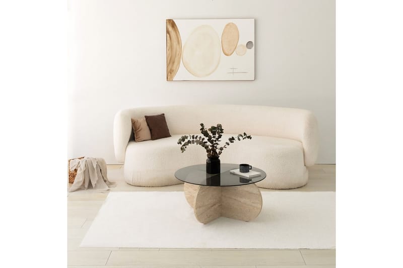 Bengul Soffbord 75 cm - Beige - Möbler - Vardagsrum - Soffbord & vardagsrumsbord - Soffbord