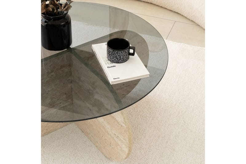 Bengul Soffbord 75 cm - Beige - Möbler - Vardagsrum - Soffbord & vardagsrumsbord - Soffbord