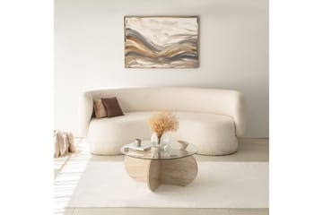 Bengul Soffbord 75 cm - Beige - Möbler - Vardagsrum - Soffbord & vardagsrumsbord - Soffbord