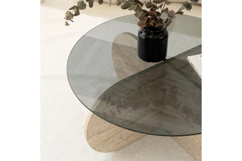 Bengul Soffbord 75 cm - Beige - Möbler - Vardagsrum - Soffbord & vardagsrumsbord - Soffbord