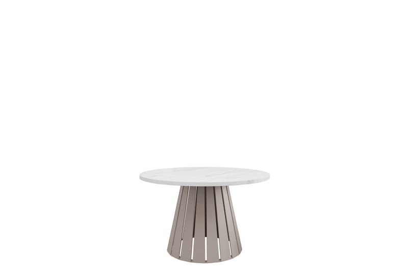 Berber Soffbord 75 cm - Beige/Vit - Möbler - Vardagsrum - Soffbord & vardagsrumsbord - Soffbord