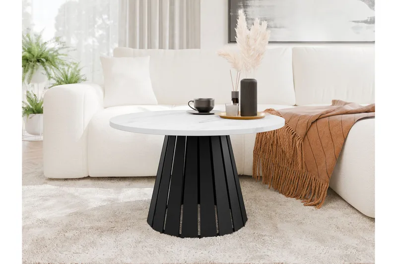 Berber Soffbord 75 cm - Grå - Möbler - Vardagsrum - Soffbord & vardagsrumsbord - Soffbord