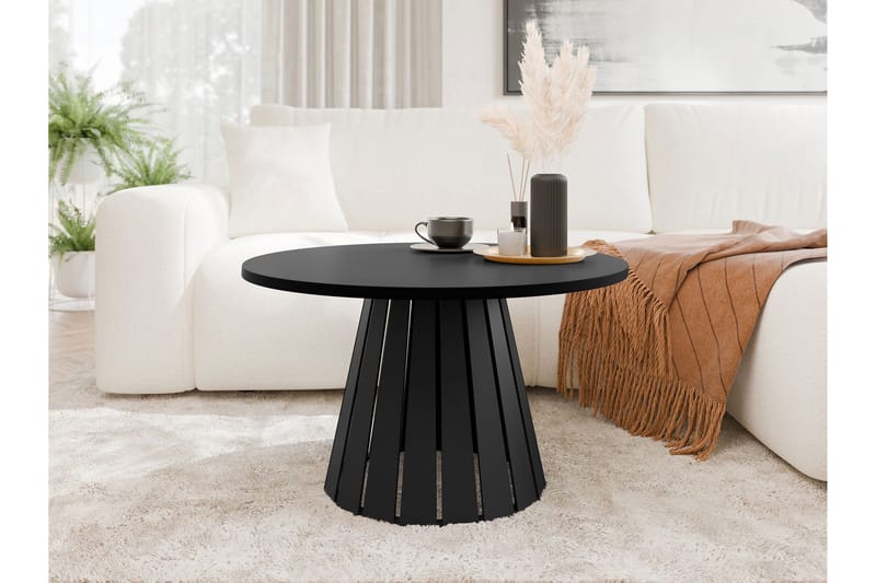 Berber Soffbord 75 cm - Svart/Vit - Möbler - Vardagsrum - Soffbord & vardagsrumsbord - Soffbord