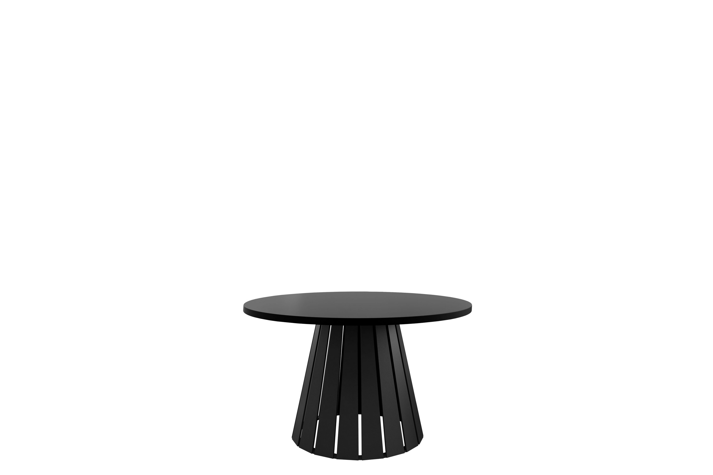 berber soffbord 75 cm - svart/vit